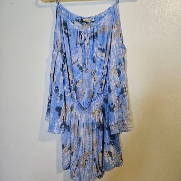 Tiare Hawaii swimsuit cover up,open shoulder, small. #855 - Picture 1 of 6